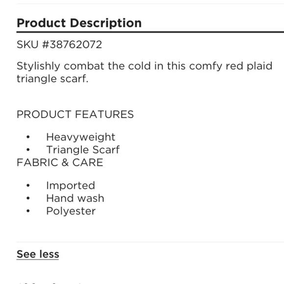 David and young plaid Triangle Scarf - Picture 4 of 8